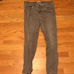 Loft Grey Denim Leggings